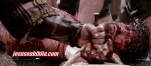 Mãos Ensanguentadas de Jesus e a Cédula do Pecado