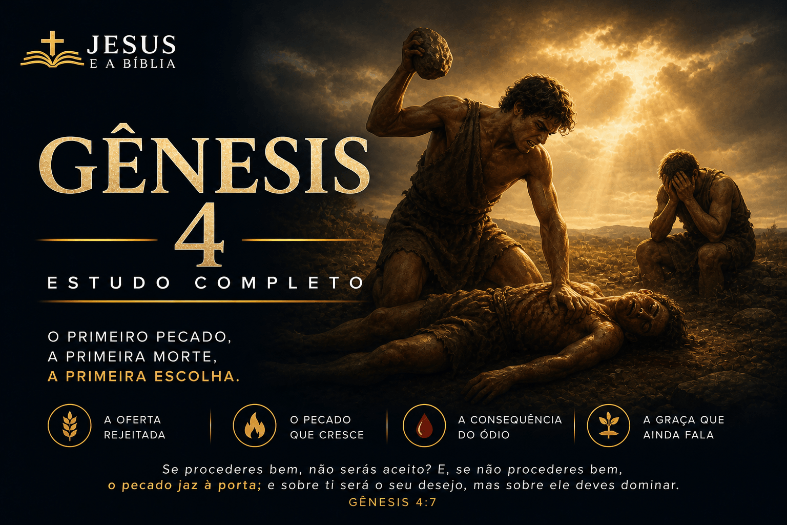 Gênesis 4 Estudo Por que Caim matou Abel