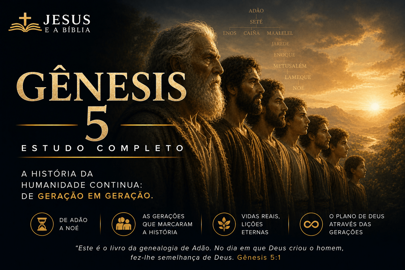Gênesis 5 Estudo Por que a genealogia de Adão importa