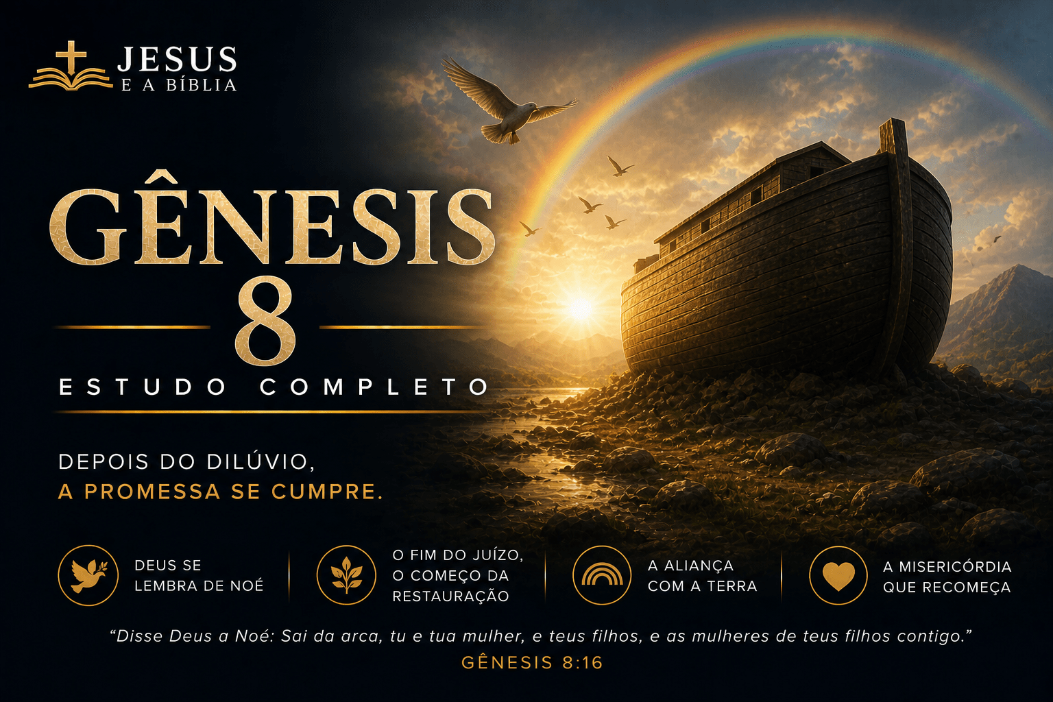 Gênesis 8 Estudo O que o arco no céu significa para Deus