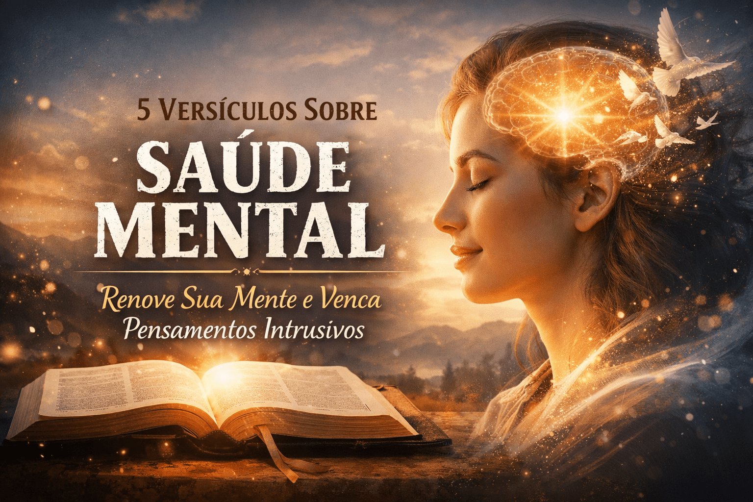 5 Versículos Sobre Saúde Mental Que Ensinam a Renovar Sua Mente e Vencer Pensamentos Intrusivos