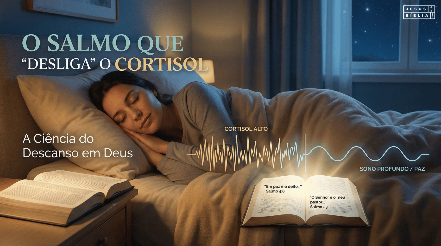 O Salmo que Desliga o Cortisol Descanso em Deus