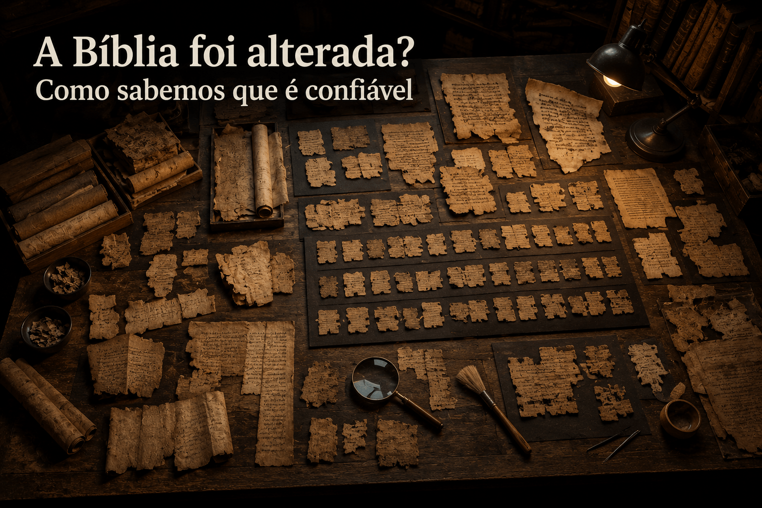 A Bíblia foi alterada? Como sabemos que é confiável
