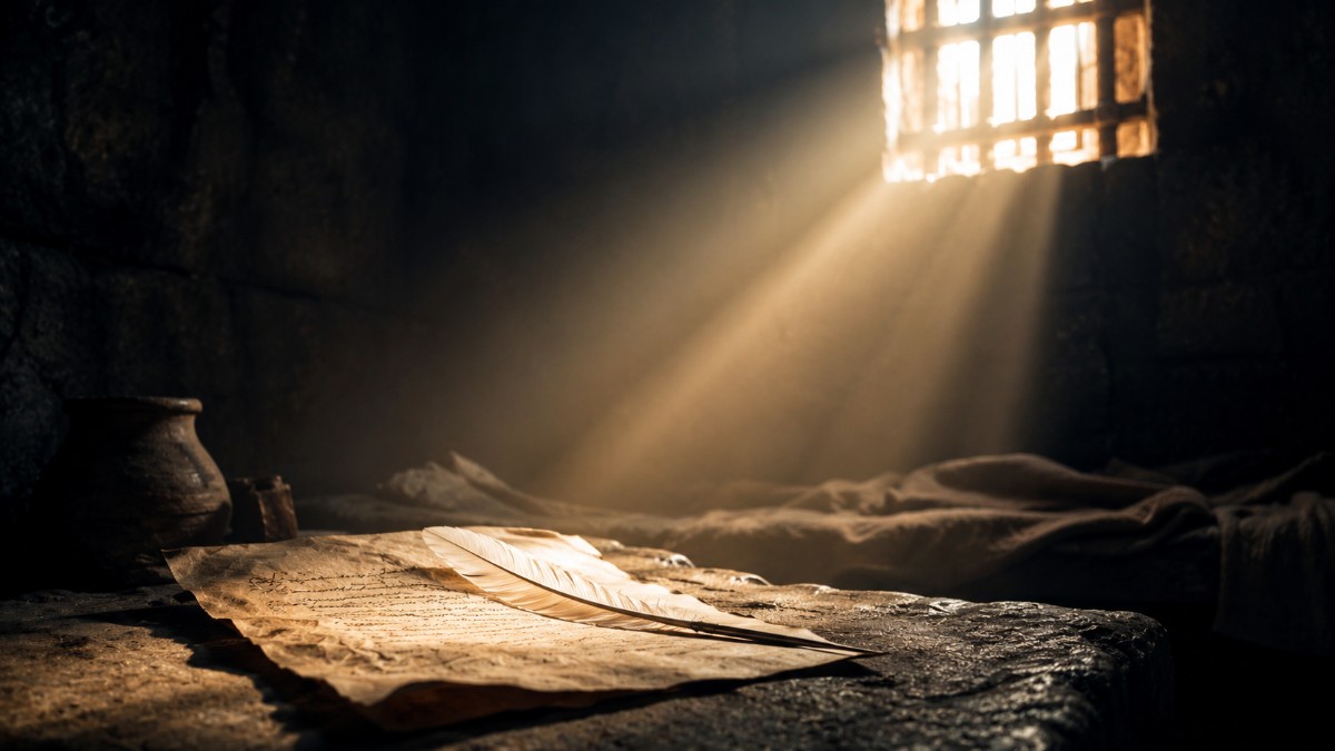 Como orar quando você não sabe o que dizer, mãos em oração sobre a Bíblia em Romanos 8